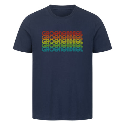 Premium T-Shirt "Groenendael - RETRO" French Navy – hunde-shirt.de