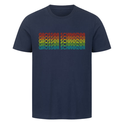 Premium T-Shirt "Großer Schweizer - RETRO" French Navy – hunde-shirt.de