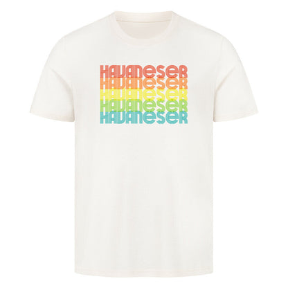Premium T-Shirt "Havaneser - RETRO" Natural Raw – hunde-shirt.de