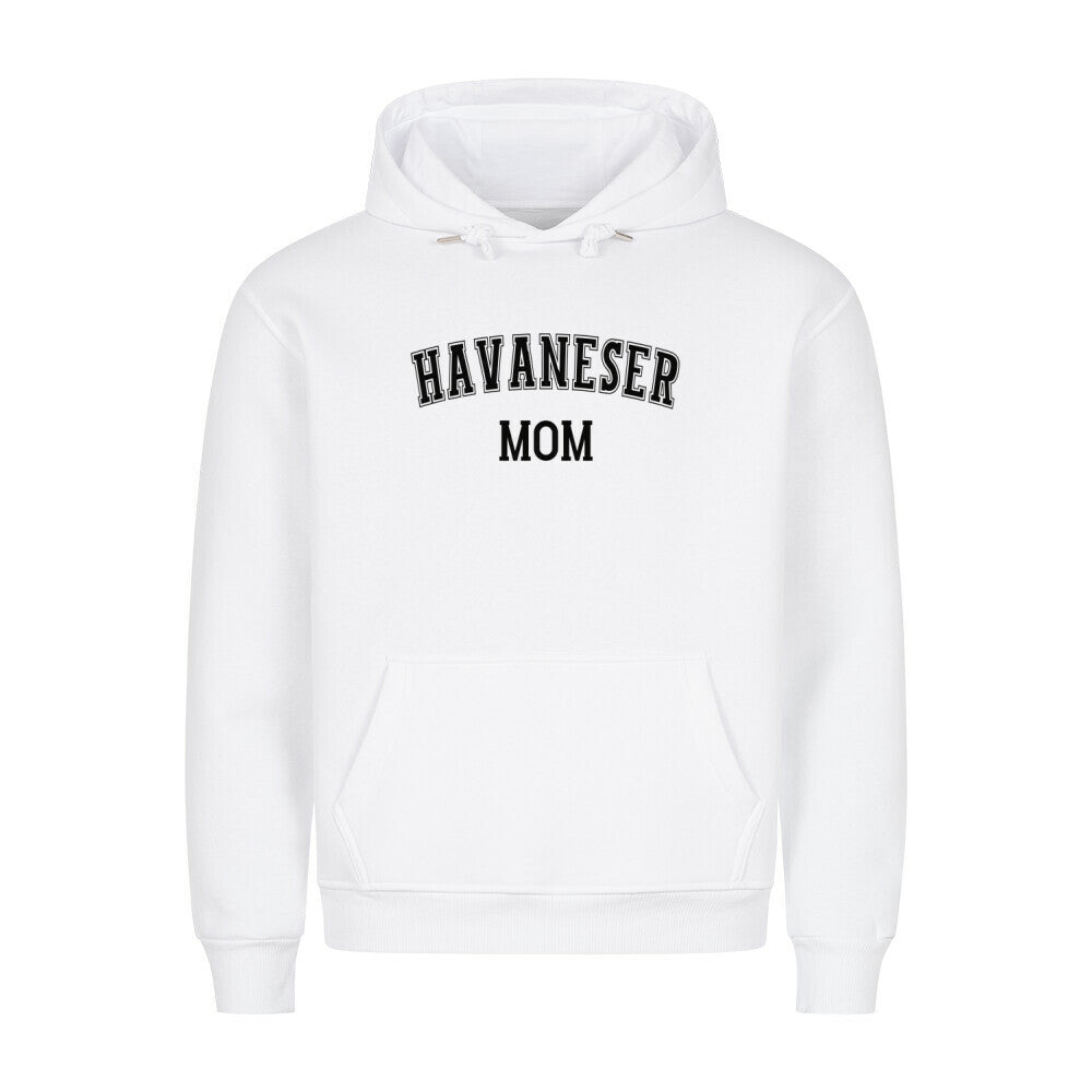 Premium Hoodie "Havaneser - MOM" Weiß – hunde-shirt.de