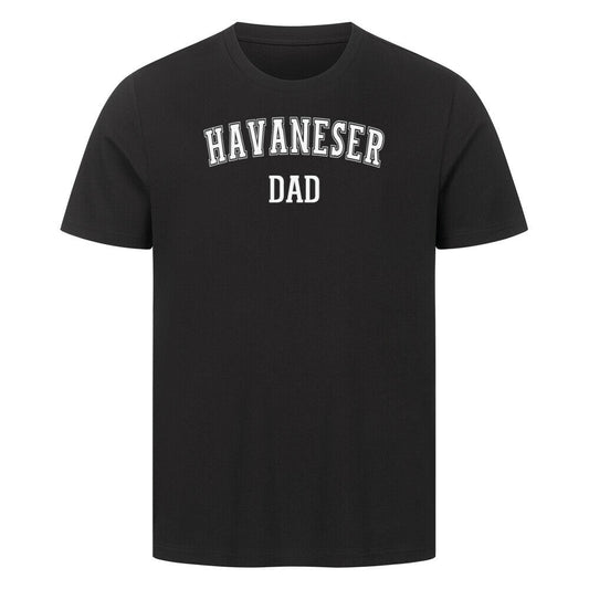 Premium T-Shirt "Havaneser - DAD" Schwarz – hunde-shirt.de