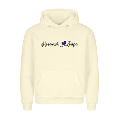 Premium Hoodie "Hovawart - Papa" Beige – hunde-shirt.de