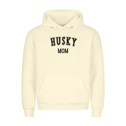 Premium Hoodie "Husky - MOM" Beige – hunde-shirt.de