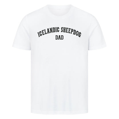 Premium T-Shirt "Icelandic Sheepdog - DAD" Weiß – hunde-shirt.de