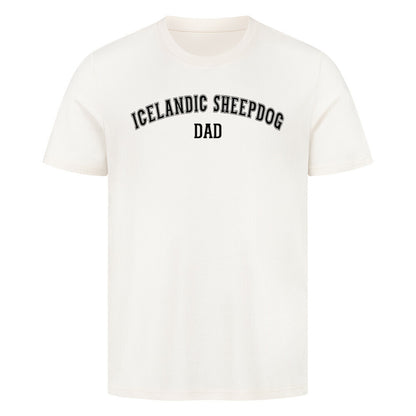 Premium T-Shirt "Icelandic Sheepdog - DAD" Natural Raw – hunde-shirt.de
