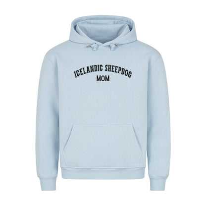 Premium Hoodie "Icelanding Sheepdog - MOM" Babyblau – hunde-shirt.de