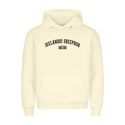 Premium Hoodie "Icelanding Sheepdog - MOM" Beige – hunde-shirt.de