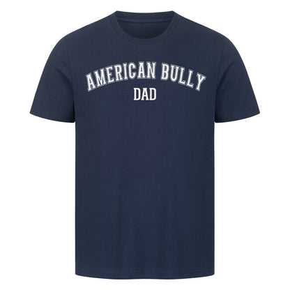 Premium T-Shirt "American Bully XL / XXL - DAD" French Navy – hunde-shirt.de