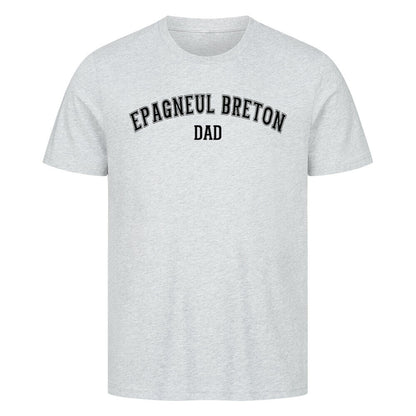 Premium T-Shirt "Epagneul Breton - DAD" Heather Grey – hunde-shirt.de