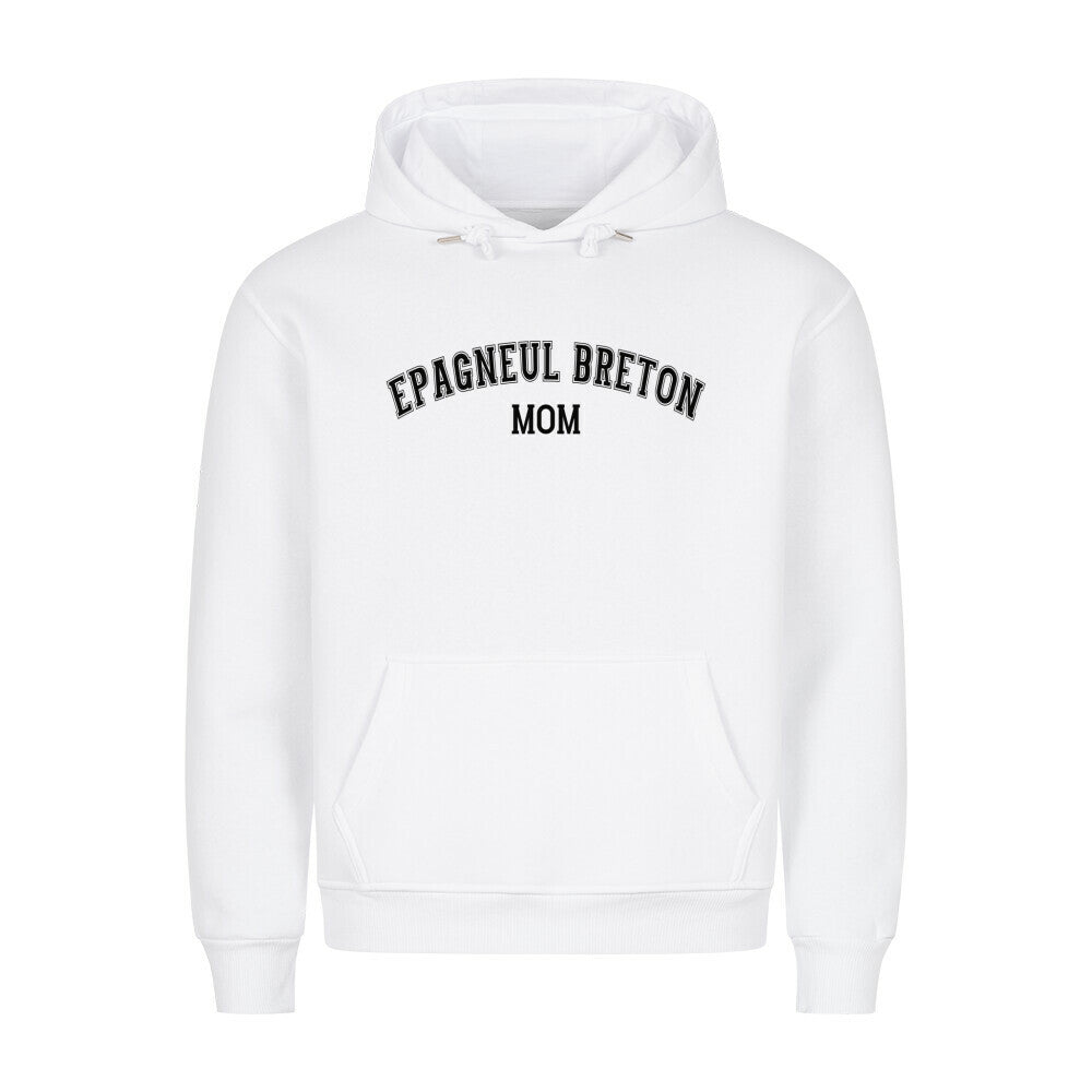 Premium Hoodie "Epagneul Breton - MOM" Weiß – hunde-shirt.de
