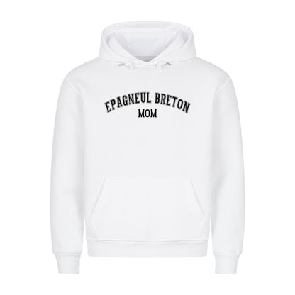 Premium Hoodie "Epagneul Breton - MOM" Weiß – hunde-shirt.de