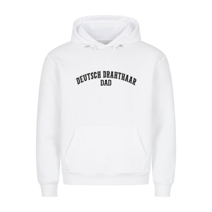 Premium Hoodie "Deutsch Drahthaar - DAD" Weiß – hunde-shirt.de