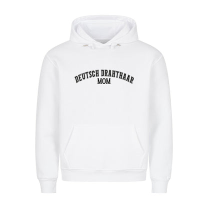 Premium Hoodie "Deutsch Drahthaar - MOM" Weiß – hunde-shirt.de