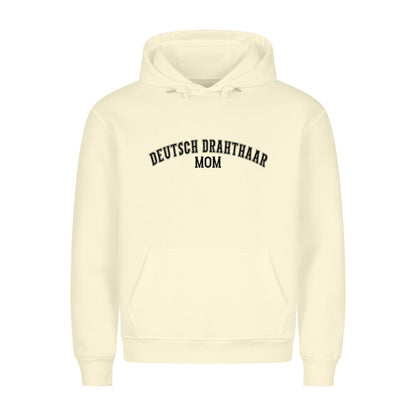 Premium Hoodie "Deutsch Drahthaar - MOM" Beige – hunde-shirt.de