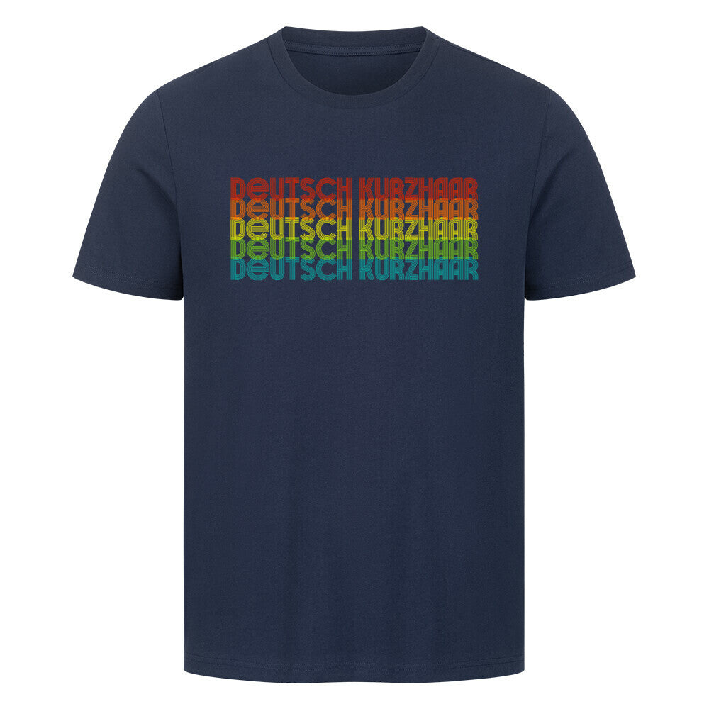 Premium T-Shirt "Deutsch Kurzhaar - RETRO" French Navy – hunde-shirt.de