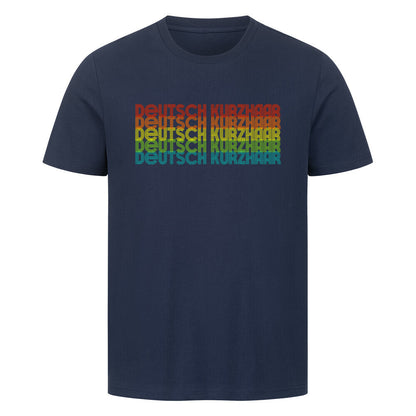 Premium T-Shirt "Deutsch Kurzhaar - RETRO" French Navy – hunde-shirt.de