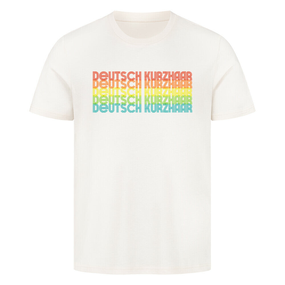 Premium T-Shirt "Deutsch Kurzhaar - RETRO" Natural Raw – hunde-shirt.de