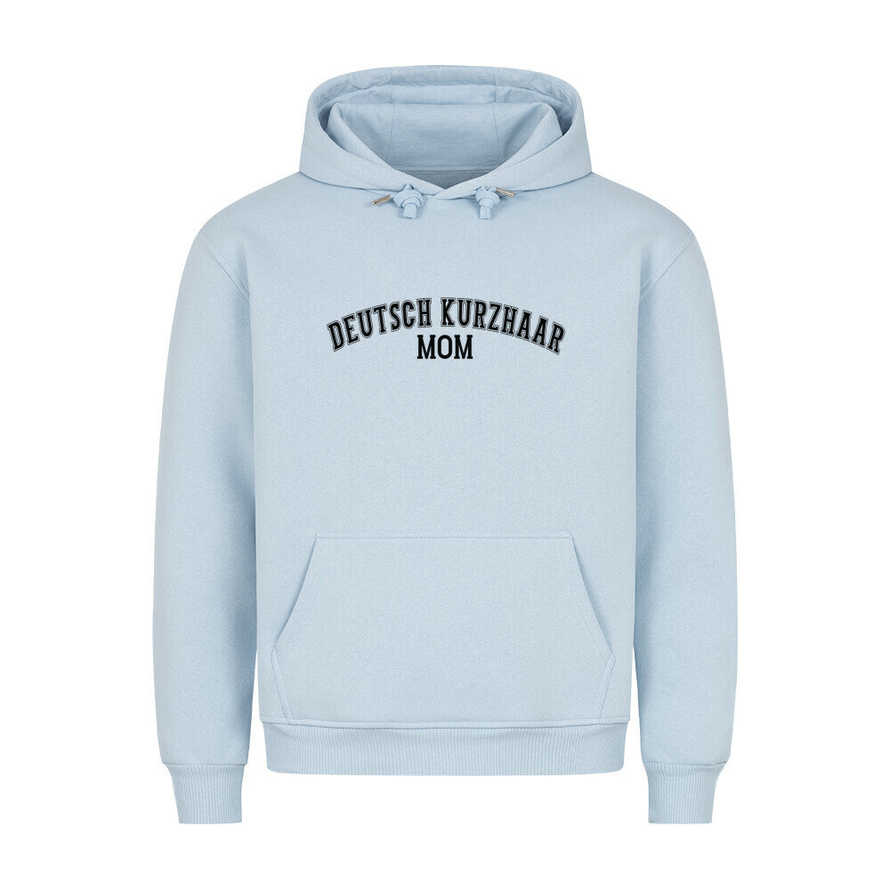Premium Hoodie "Deutsch Kurzhaar - MOM" Babyblau – hunde-shirt.de