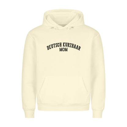 Premium Hoodie "Deutsch Kurzhaar - MOM" Beige – hunde-shirt.de