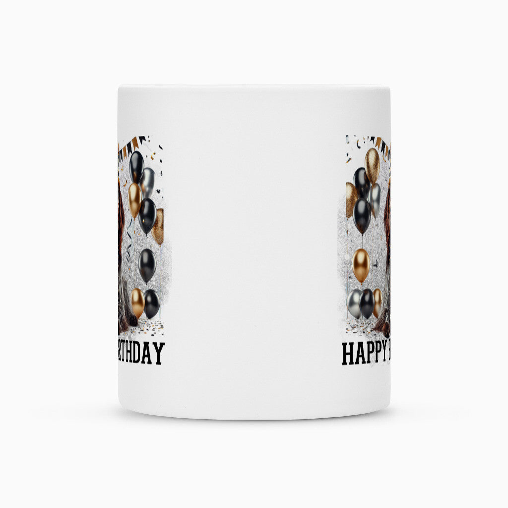 Tasse "Deutsch Langhaar- Happy Birthday" – hunde-shirt.de