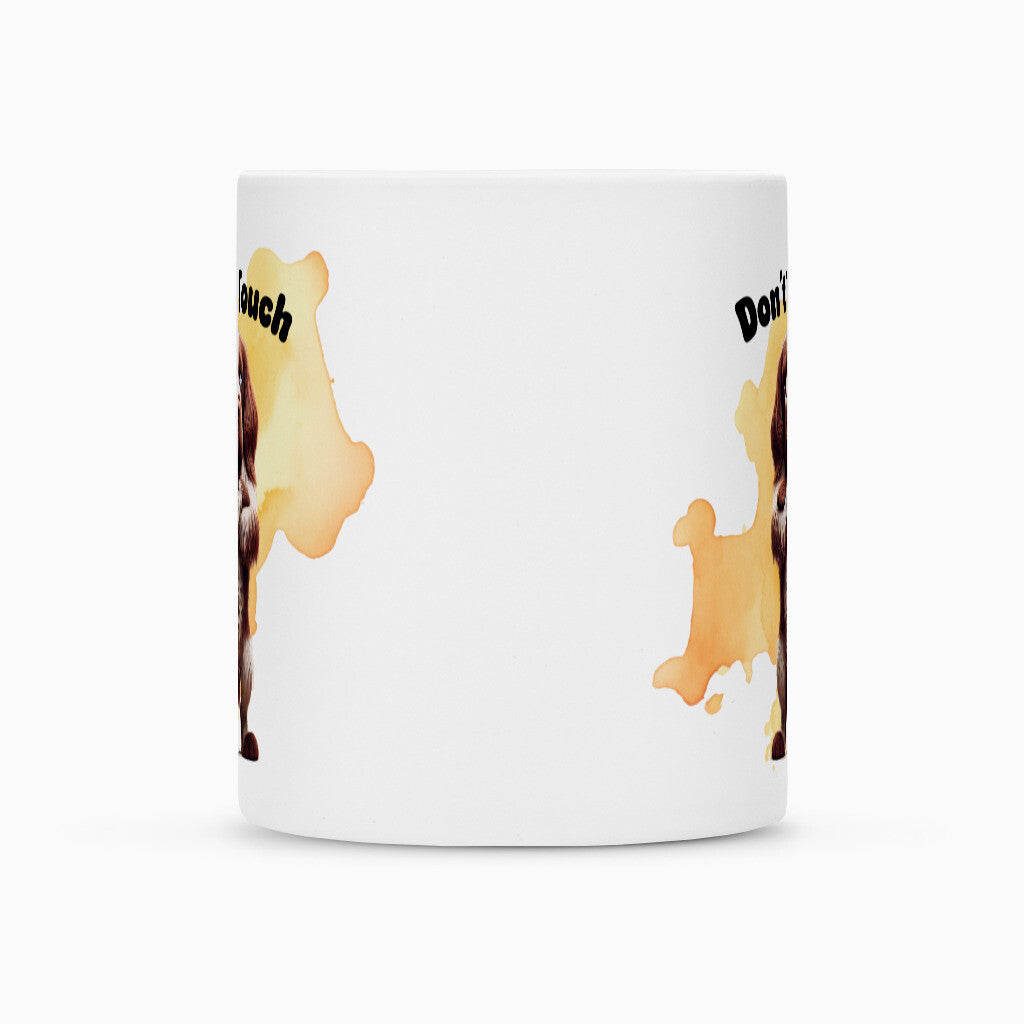 Tasse "Deutsch Langhaar- Don´t touch II" – hunde-shirt.de