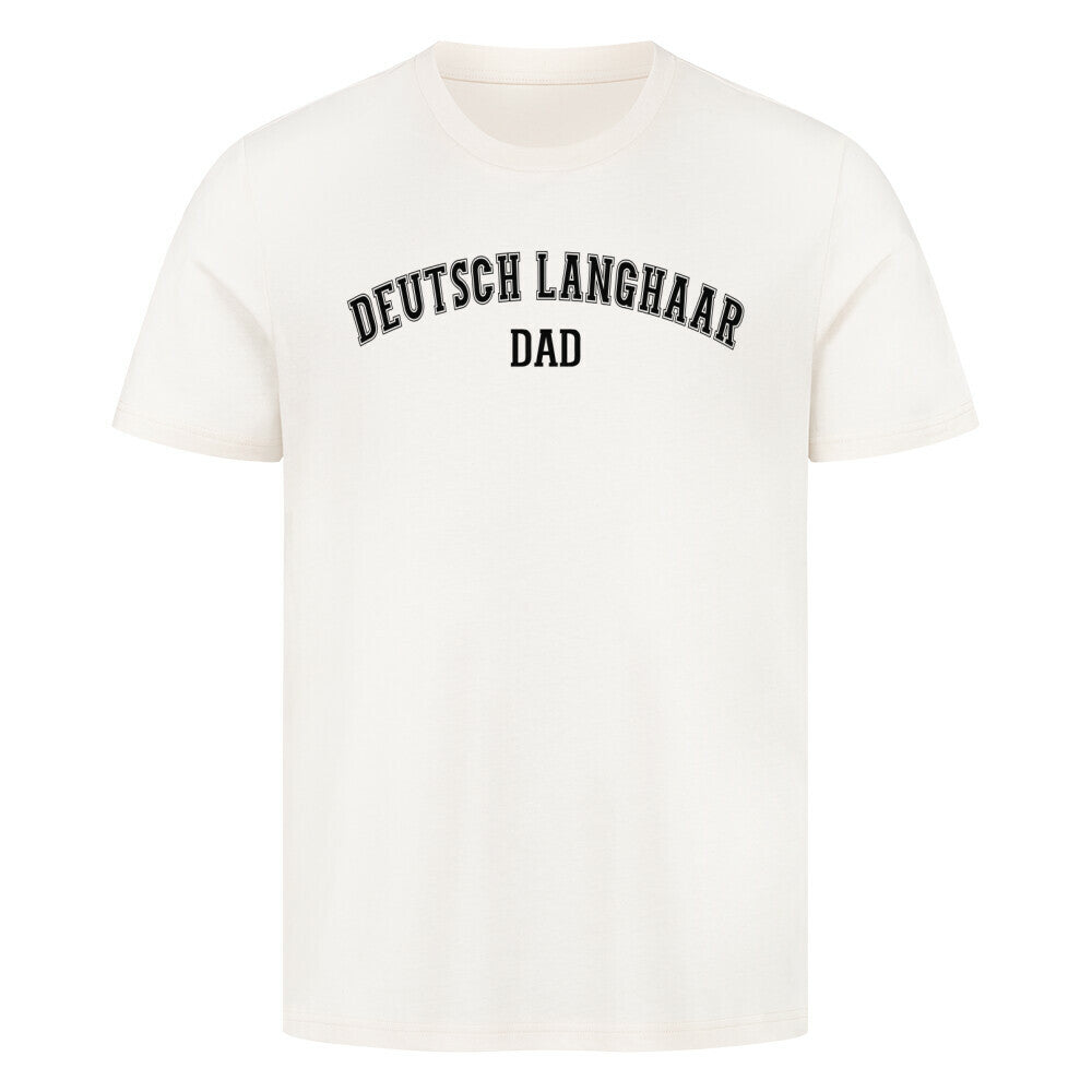 Premium T-Shirt "Deutsch Langhaar- DAD" Natural Raw – hunde-shirt.de