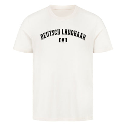Premium T-Shirt "Deutsch Langhaar- DAD" Natural Raw – hunde-shirt.de