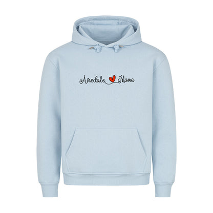 Premium Hoodie "Airedale Terrier - Mama" Babyblau – hunde-shirt.de