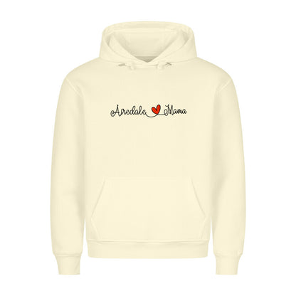 Premium Hoodie "Airedale Terrier - Mama" Beige – hunde-shirt.de