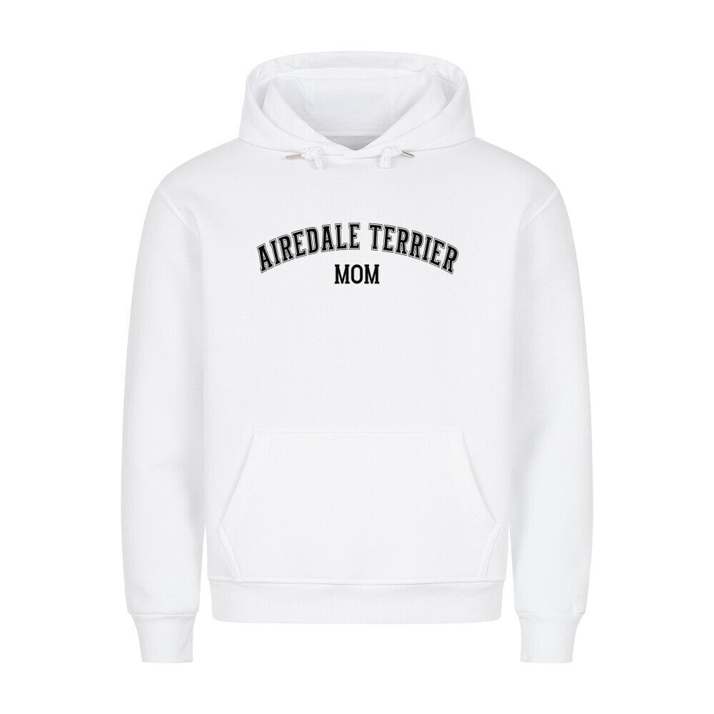 Premium Hoodie "Airedale Terrier - MOM" Weiß – hunde-shirt.de