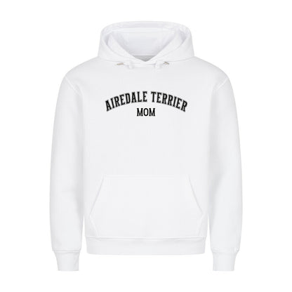 Premium Hoodie "Airedale Terrier - MOM" Weiß – hunde-shirt.de
