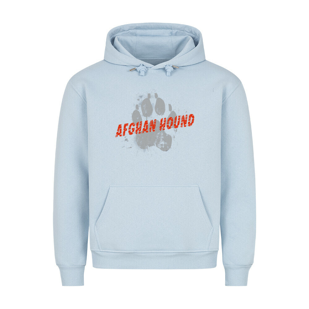 Premium Hoodie "Afghanischer Windhund - PAW" Babyblau – hunde-shirt.de