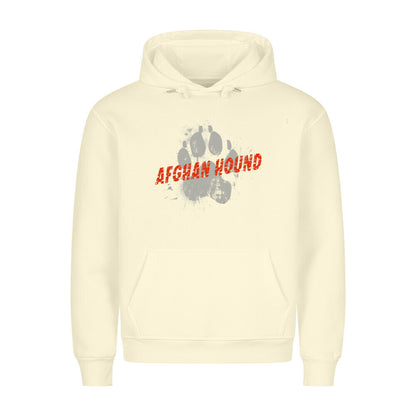 Premium Hoodie "Afghanischer Windhund - PAW" Beige – hunde-shirt.de