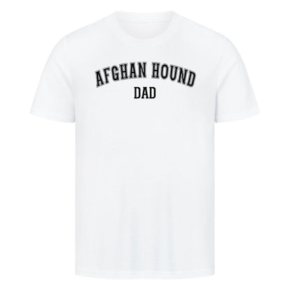 Premium T-Shirt "Afghanischer Windhund - DAD" Weiß – hunde-shirt.de