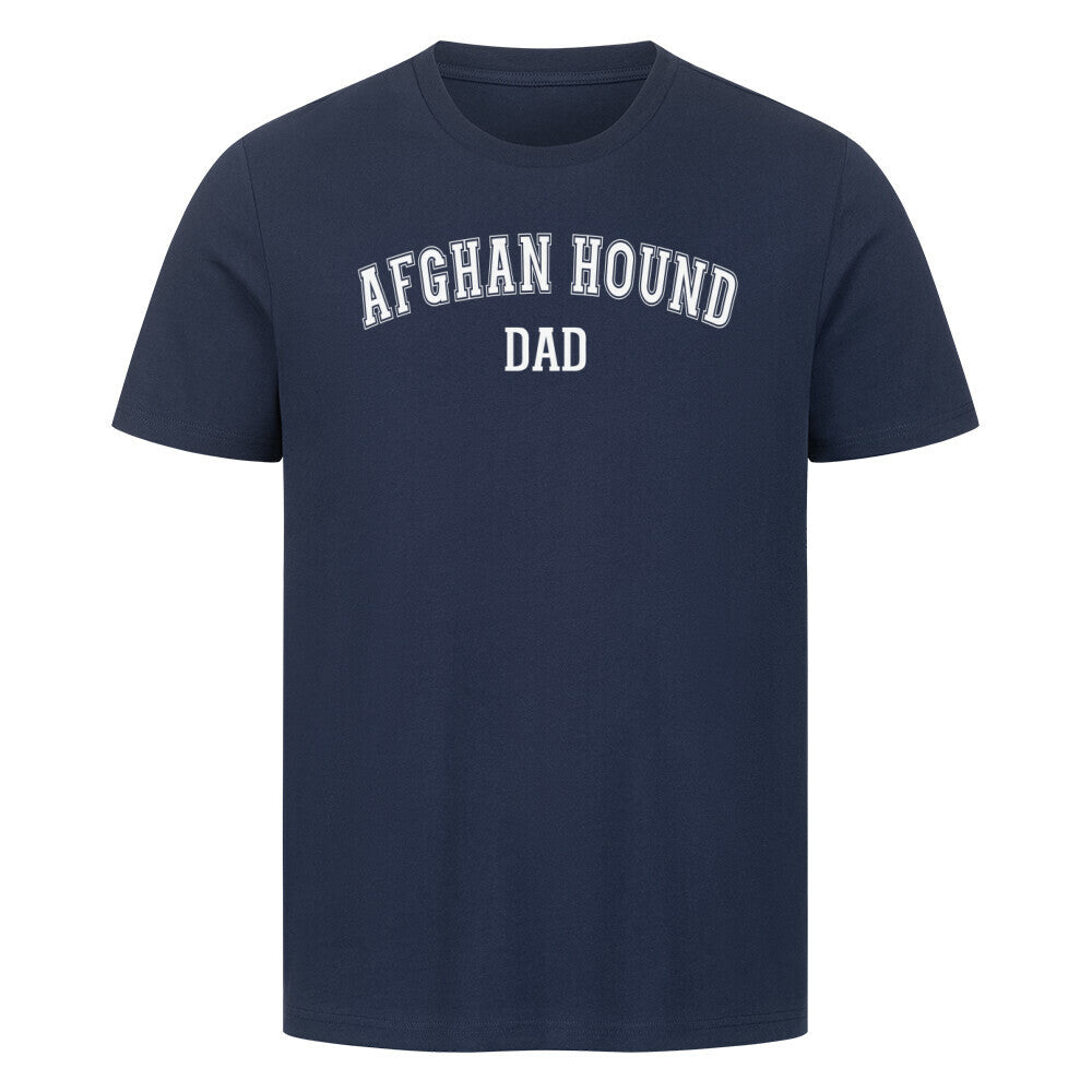 Premium T-Shirt "Afghanischer Windhund - DAD" French Navy – hunde-shirt.de