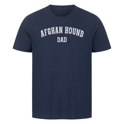 Premium T-Shirt "Afghanischer Windhund - DAD" French Navy – hunde-shirt.de