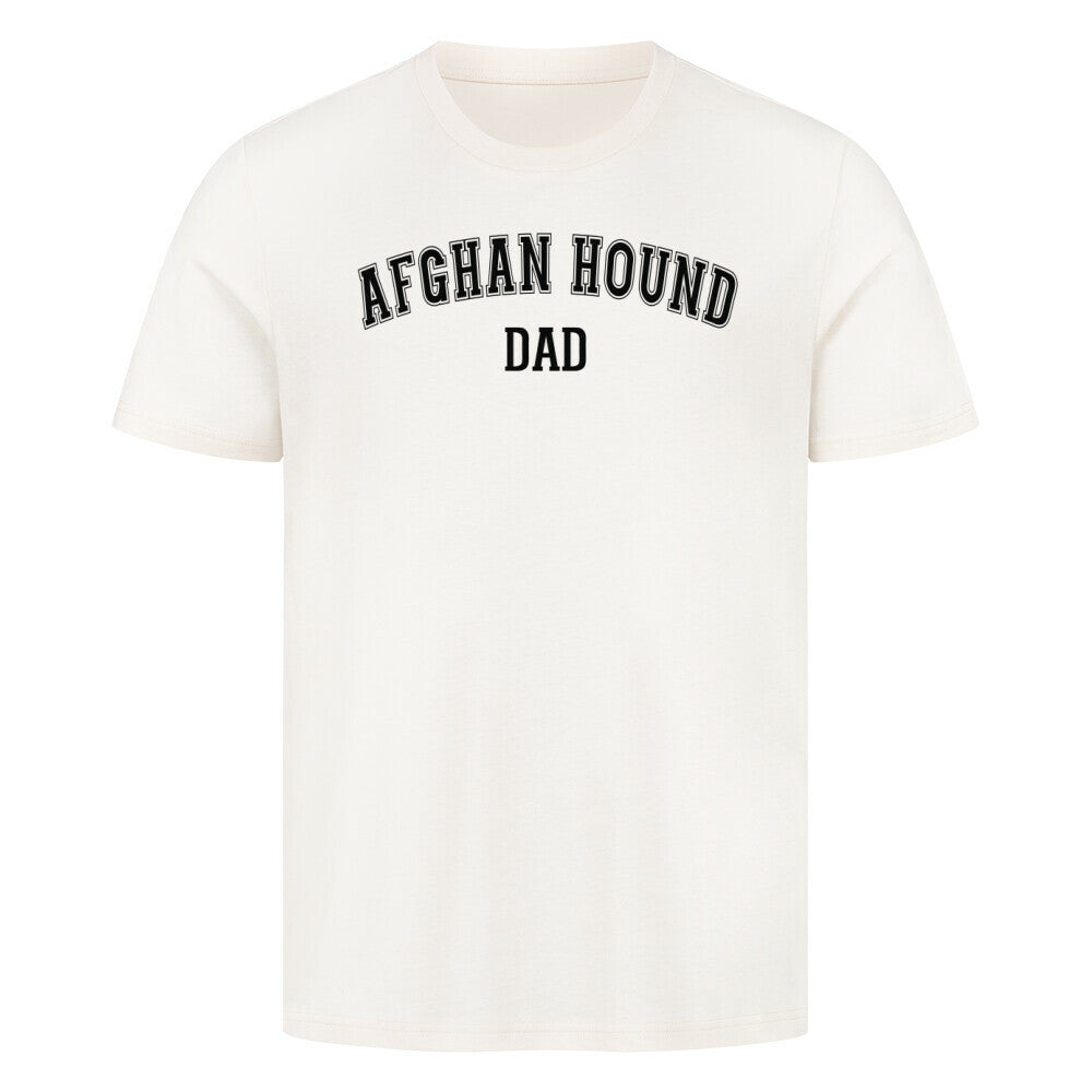Premium T-Shirt "Afghanischer Windhund - DAD" Natural Raw – hunde-shirt.de