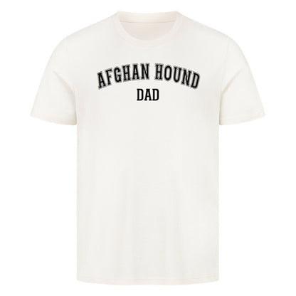 Premium T-Shirt "Afghanischer Windhund - DAD" Natural Raw – hunde-shirt.de