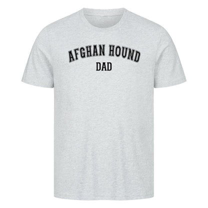 Premium T-Shirt "Afghanischer Windhund - DAD" Heather Grey – hunde-shirt.de