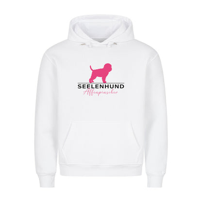 Premium Hoodie "Affenpinscher - Seelenhund" Weiß – hunde-shirt.de