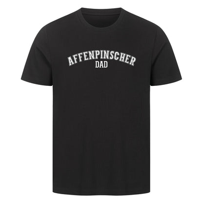 Premium T-Shirt "Affenpinscher - DAD" Schwarz – hunde-shirt.de