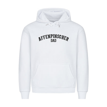 Premium Hoodie "Affenpinscher - DAD" Weiß – hunde-shirt.de