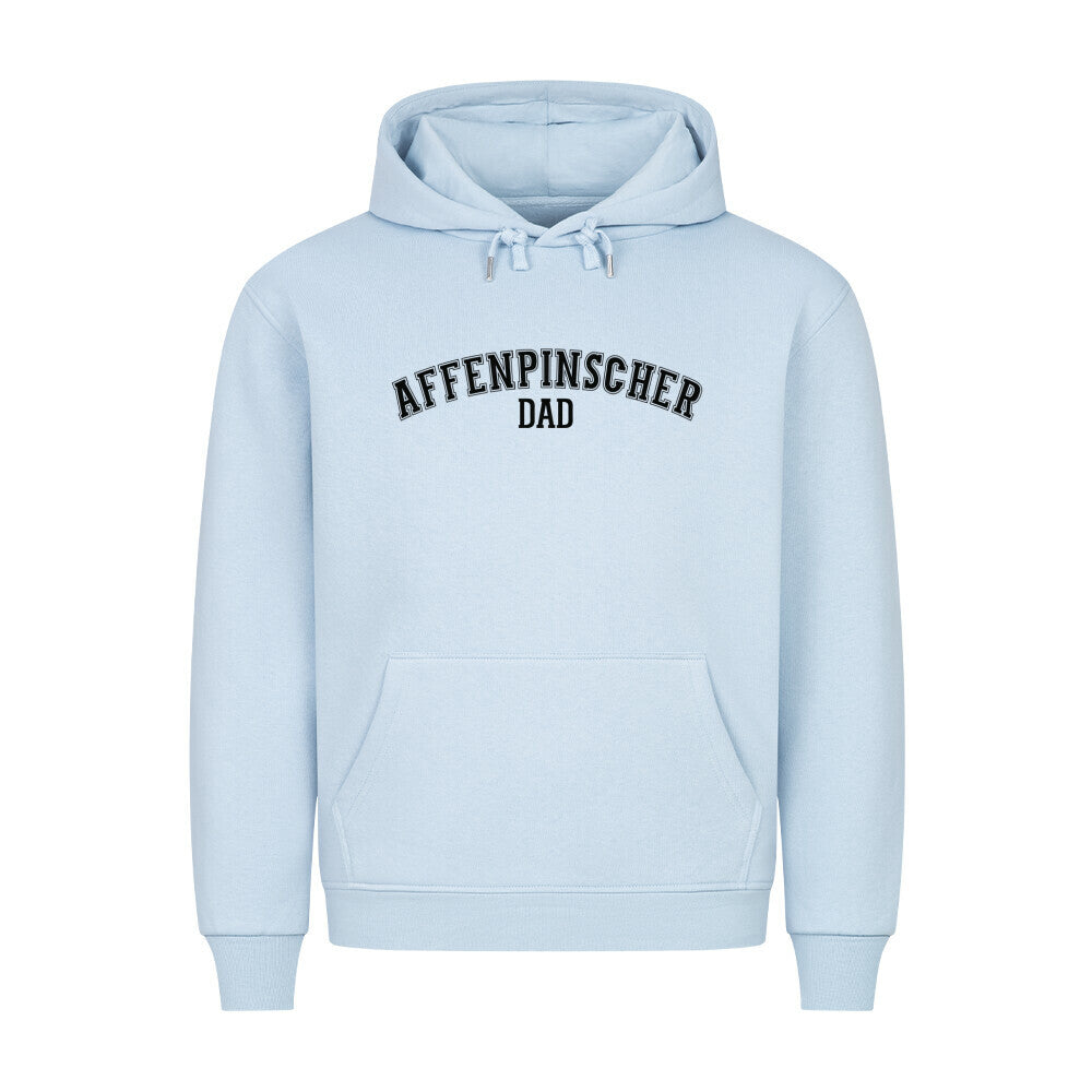 Premium Hoodie "Affenpinscher - DAD" Babyblau – hunde-shirt.de
