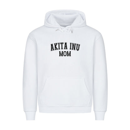 Premium Hoodie "Akita Inu - MOM" Weiß – hunde-shirt.de