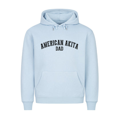 Premium Hoodie "American Akita - DAD" Babyblau – hunde-shirt.de