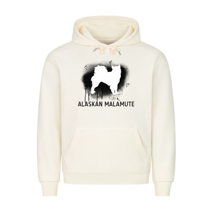 Premium Hoodie "Alaskan Malamute - Brush" Beige – hunde-shirt.de