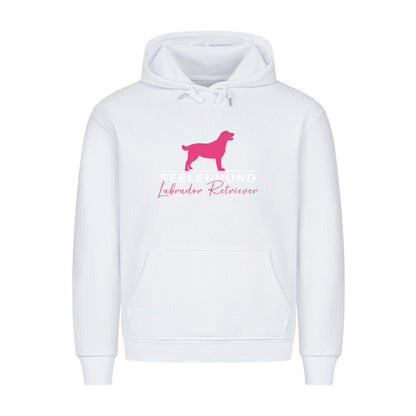 Premium Hoodie "Labrador Retriever - Seelenhund" Weiß – hunde-shirt.de