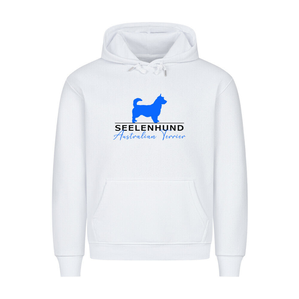 Premium Hoodie "Australian Terrier - Seelenhund" Weiß – hunde-shirt.de