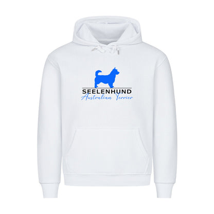 Premium Hoodie "Australian Terrier - Seelenhund" Weiß – hunde-shirt.de