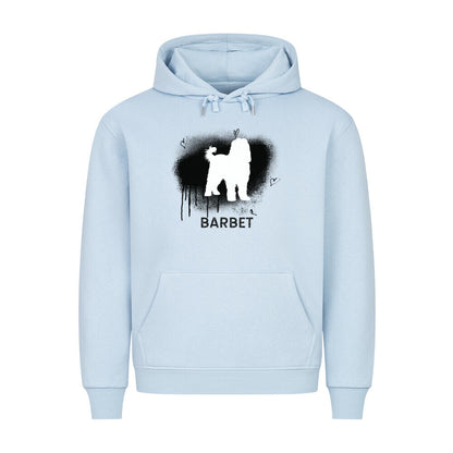 Premium Hoodie "Barbet - Brush" Babyblau – hunde-shirt.de